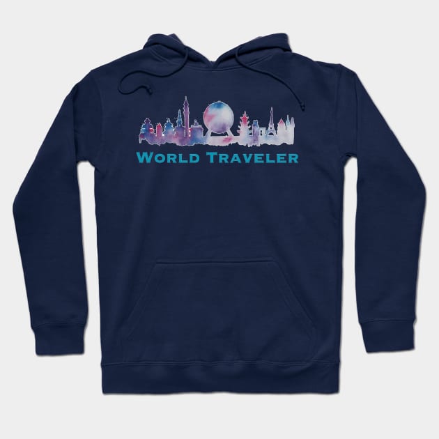 World Traveler Hoodie by MickeyBlog.com